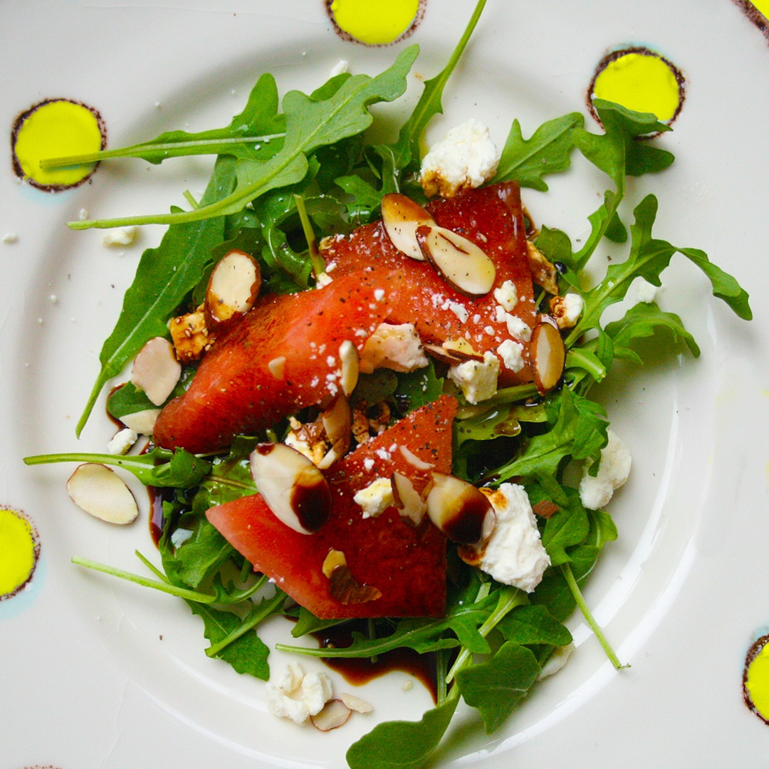 Arugula Watermelon Salad