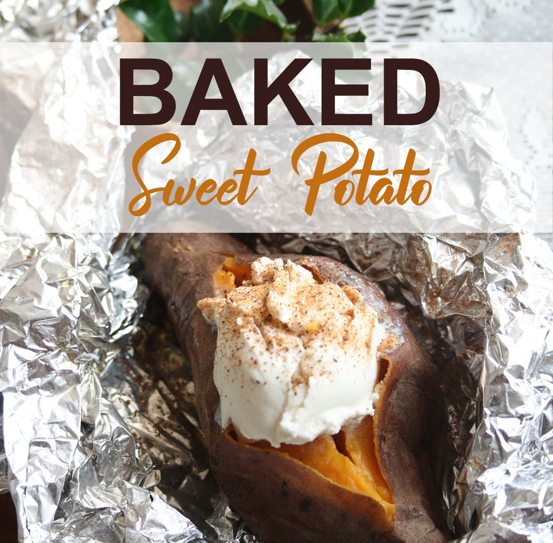 Baked Sweet Potato With Freshly Made Cinnamon Butter - Atrantil